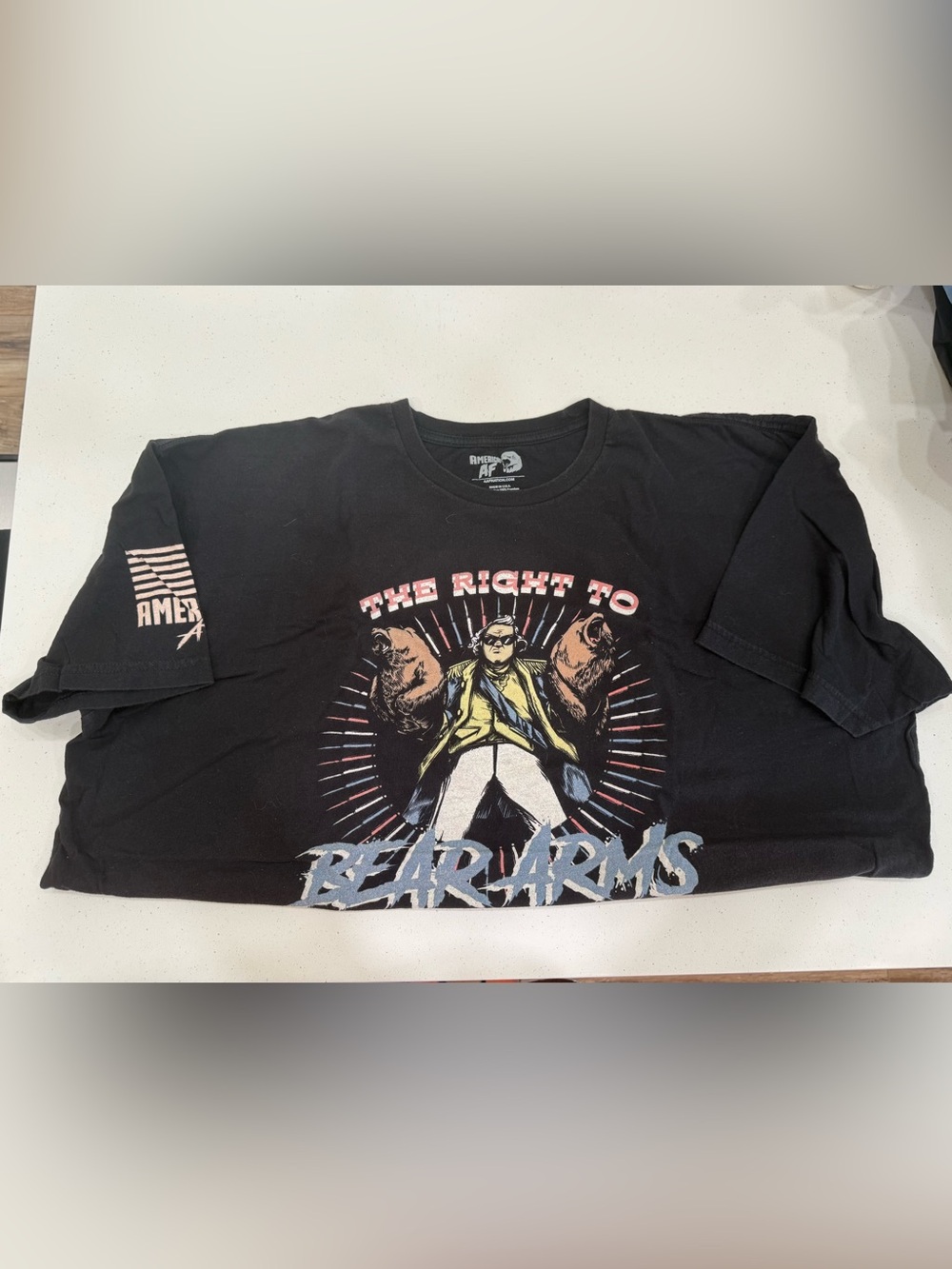 Black Graphic Tee - The Right to Bear Arms